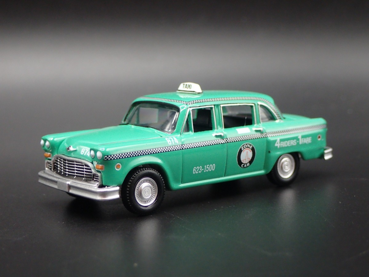 1969 69 CHECKER TAXI CLEVELAND, OHIO ZONE CAB CO. 1:64 SCALE