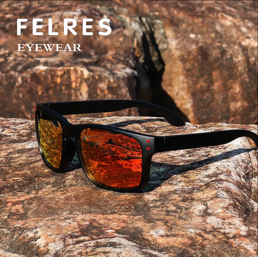 Polarized Sporty Square Sunglasses with Hydrophobic Coating Men Women Polarized Sports Square Sunglasses Driving Fishing  main image 3