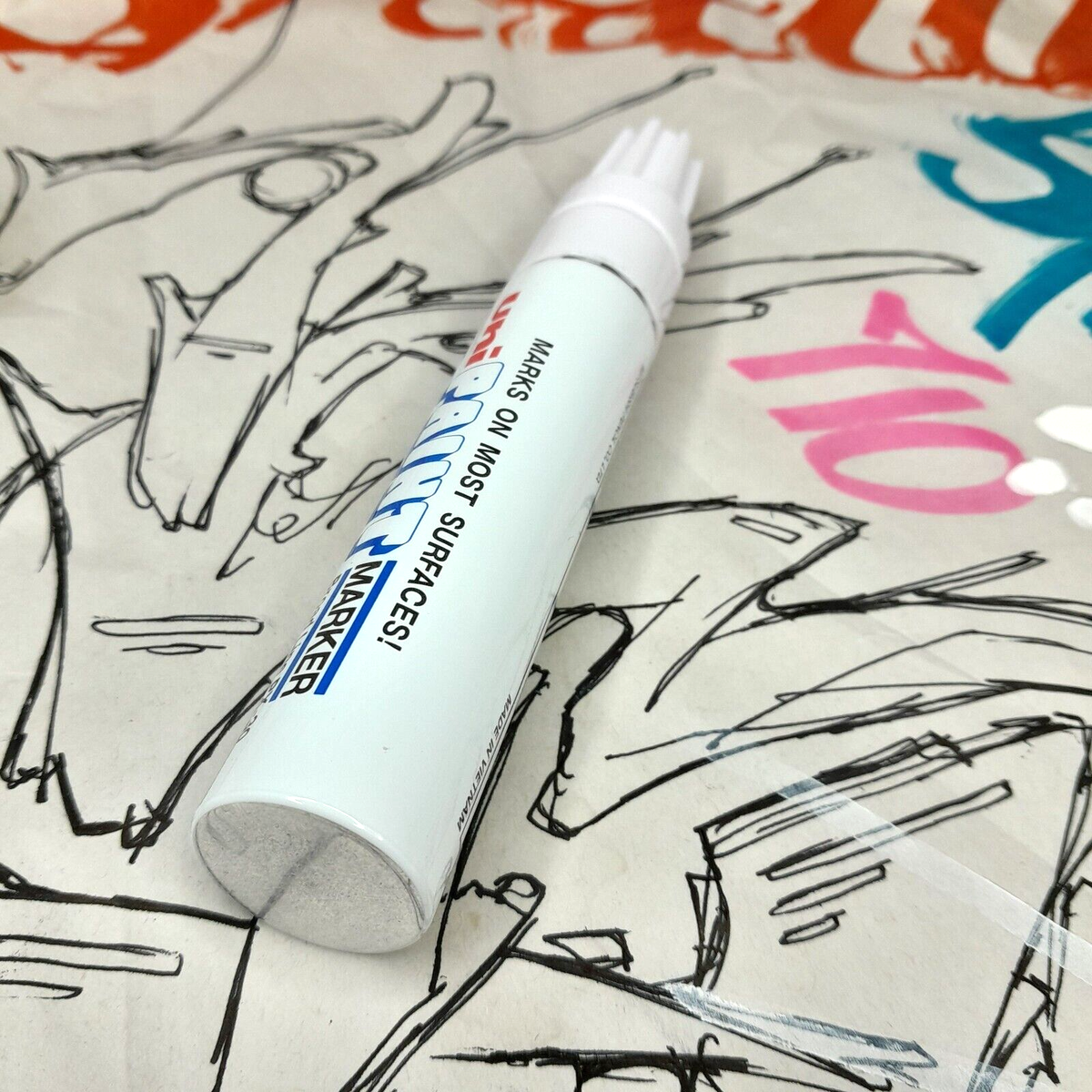 新品)MARKER FREETEN 100mm U-Mark A20 Reversible Tip Xylene-Free Paint Marker