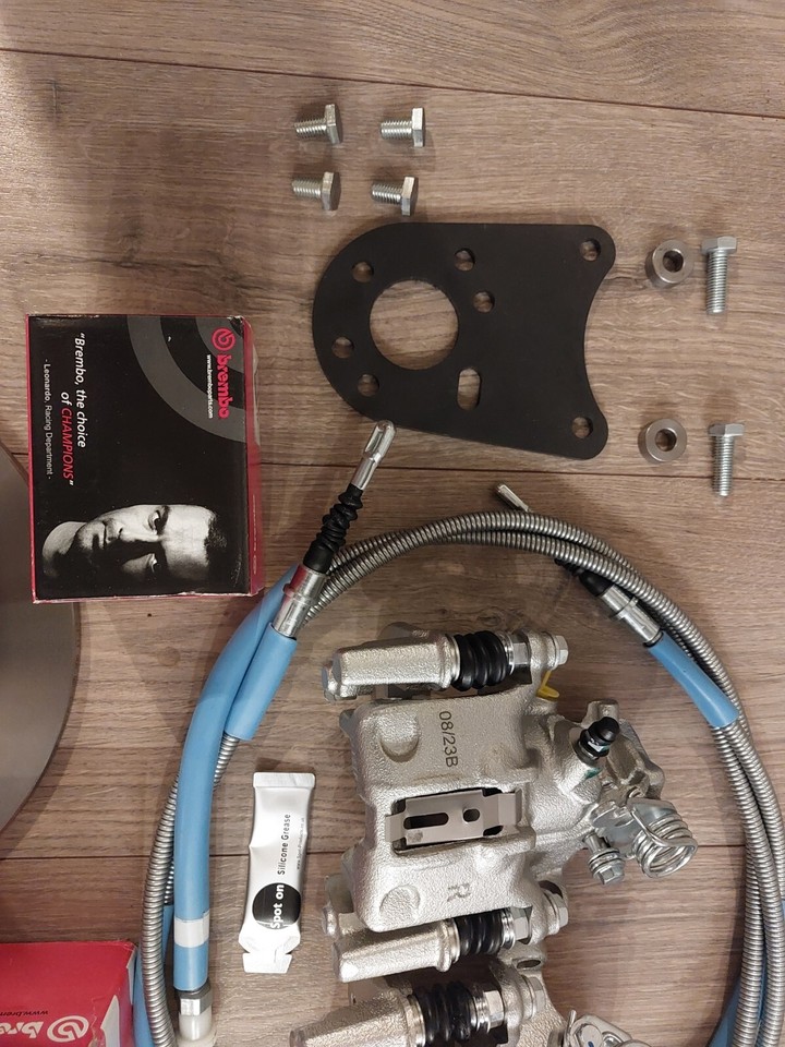 Ford Escort XR3i RS Turbo Mk3 Mk4 Rear Disc Conversion Kit. Cosworth ...