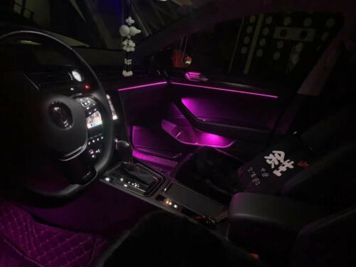 64 color Illuminated Retrofit LED Ambient Atmosphere light For VW golf mk7 mk7.5 - Picture 2 of 10