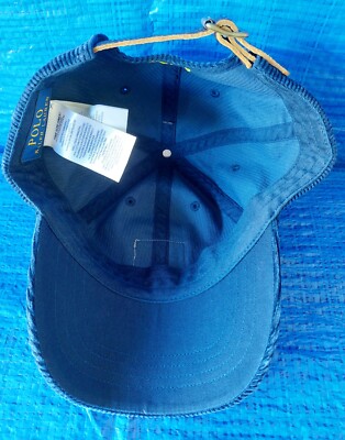 Polo Ralph Lauren Polo Country Corduroy Navy Hat Cap