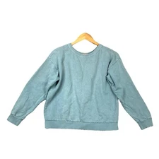 Jungmaven Alpine Raglan Sweatshirt Hemp Blend USA Made Green Size Large
