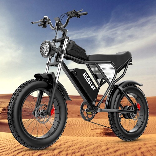 Bicicleta eléctrica 1000W/2000W 15Ah/20Ah/40Ah 20 pulgadas Fat Tire Mountain E-Bike EU - Imagen 22 de 27