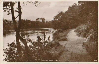 alte Postkarte, 1948 - ON THE GAIN, CRIEFF, Schottland