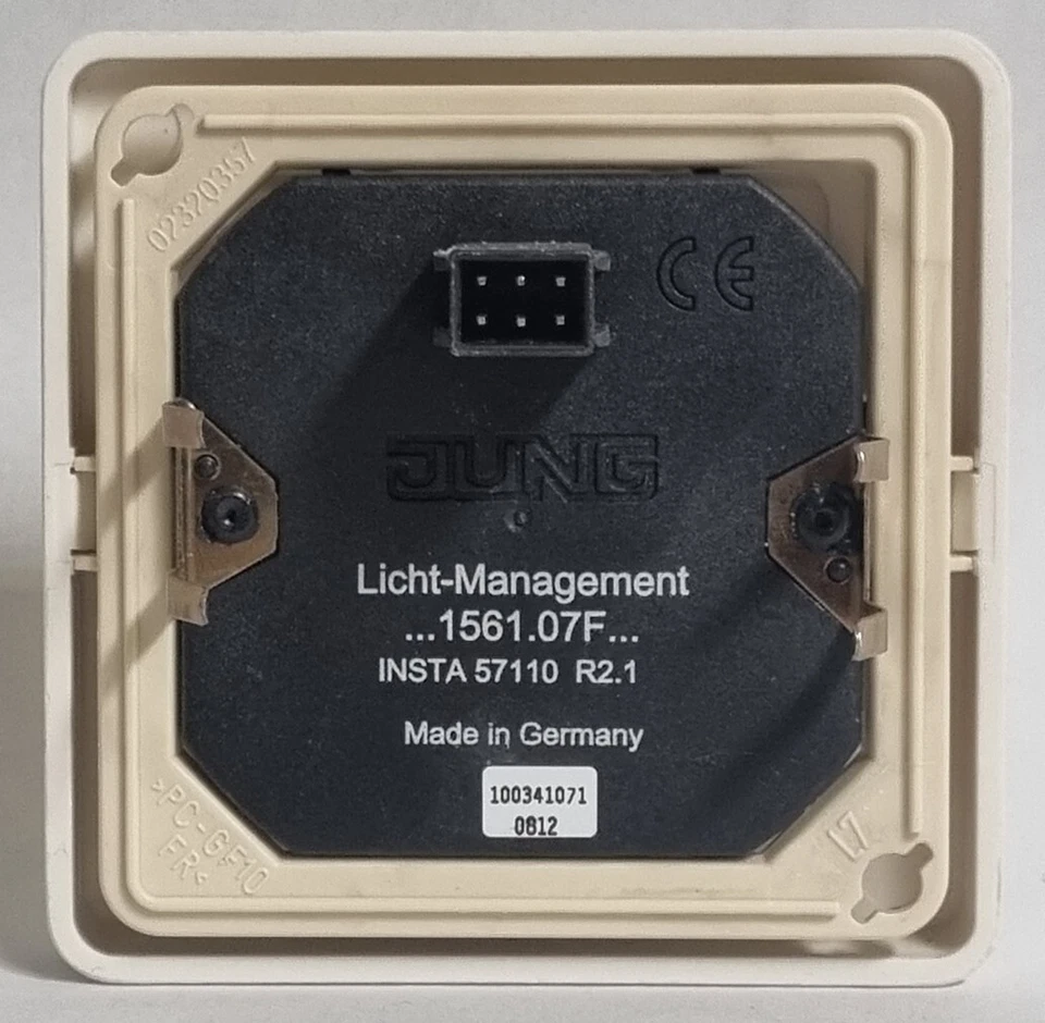 Jung CD 1561.07 F WW Kurzhubtaste mit Funkempfänger Serie CD alpinweiß - Bild 2 von 2