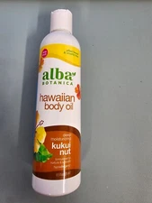 Alba Botanica Hawaiian Body Oil Kukui Nut 8 5 fl oz