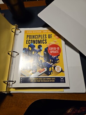 Principles of Economics : COVID-19 Update by Lee Coppock and Dirk Mateer (2021,