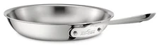  All-Clad Stainless Steel D3 and D5 Fry Pans, Your Choice of 8"- 9"- 10" - 12" 