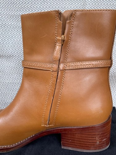 Tory Burch Miller Leather Boot Dark Tiramisu size 10 US womens - Picture 3 of 8