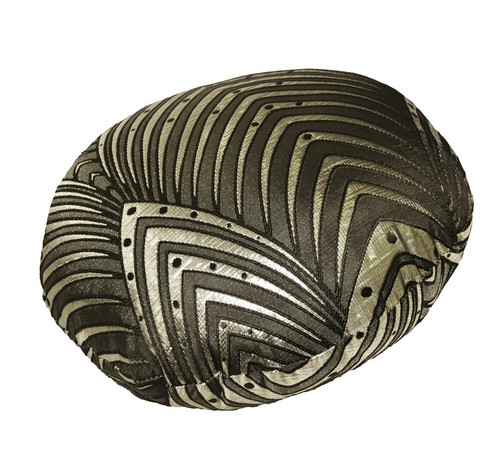 hj - Metallic Peacock Ace Round Shape Seat Cushion Cover/Pillow Case Custom Size - Picture 17 of 22