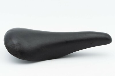 Selle en simili cuir et plastique vélo vintage course old