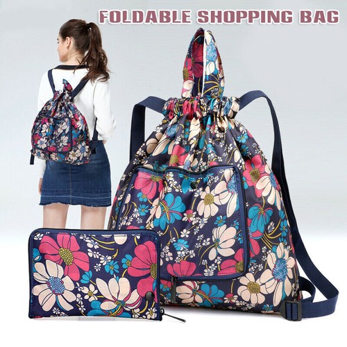 ⭐Foldable Large Capacity Travel Shopping Backpack Waterproof Drawstring Gym Bag⭐ - Picture 10 of 30