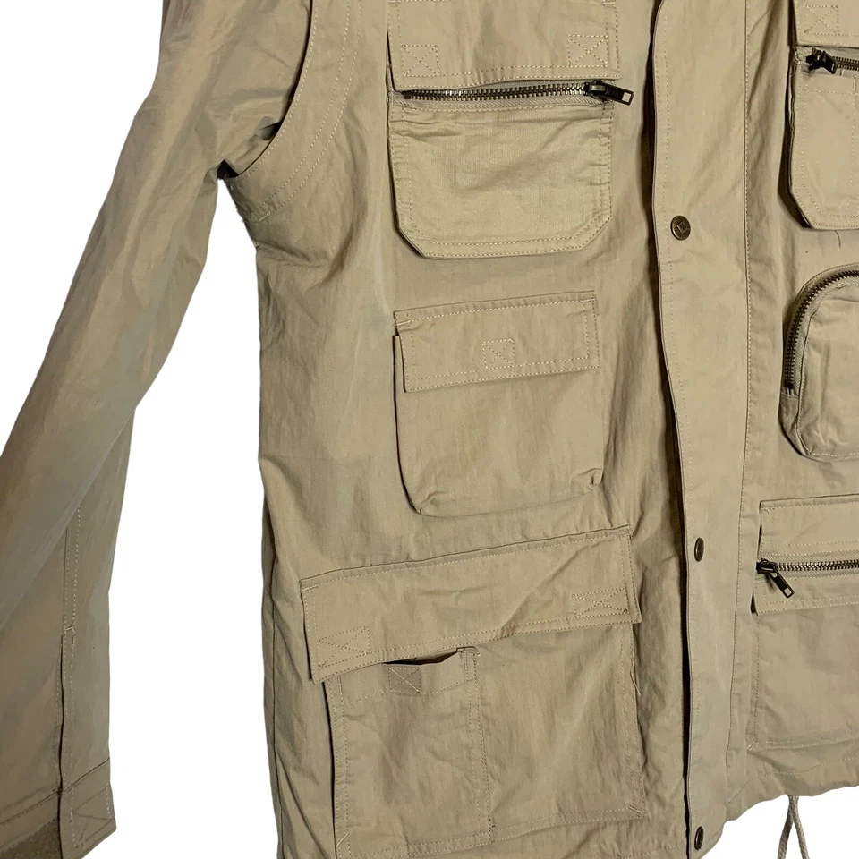 Chaqueta Weekender Para Hombre Corresponsal Mediana Mangas con Cremallera Teléfono Bolsillo Viajero Foto 3 de 4