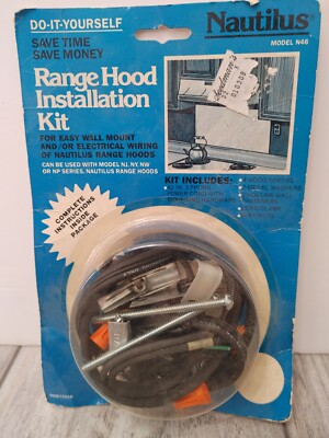 N.O.S NAUTILUS VINTAGE RANGE HOOD INSTALLATION KIT MODEL N46