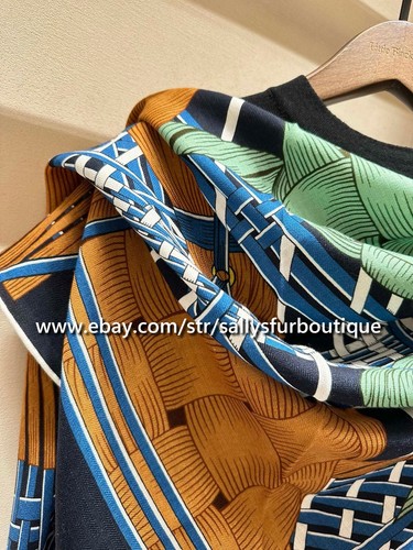 Sallys Boutique 70% Cashmere 30% Silk Wrap Scarf Knit Horse Print Triangle Shawl - Picture 27 of 66