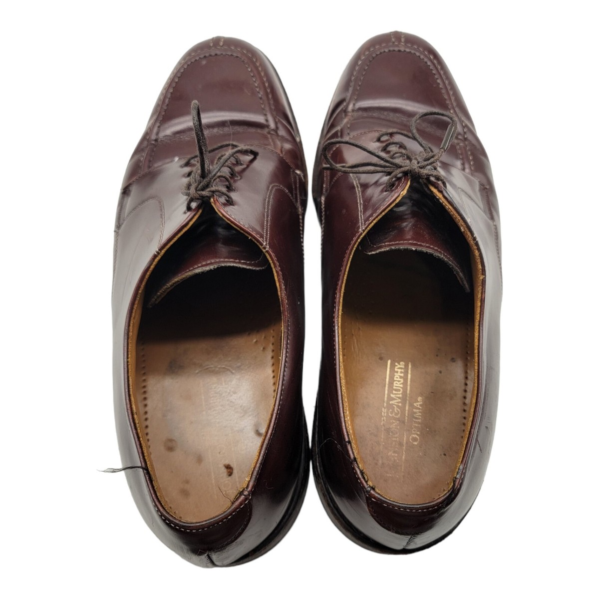 Johnston Murphy Optima Oxford Wingtips Brown Dress Shoes Sz 10 D Johnston Murphy Shoes Men Sz 10D Optima Brown Split Toe  main image 3