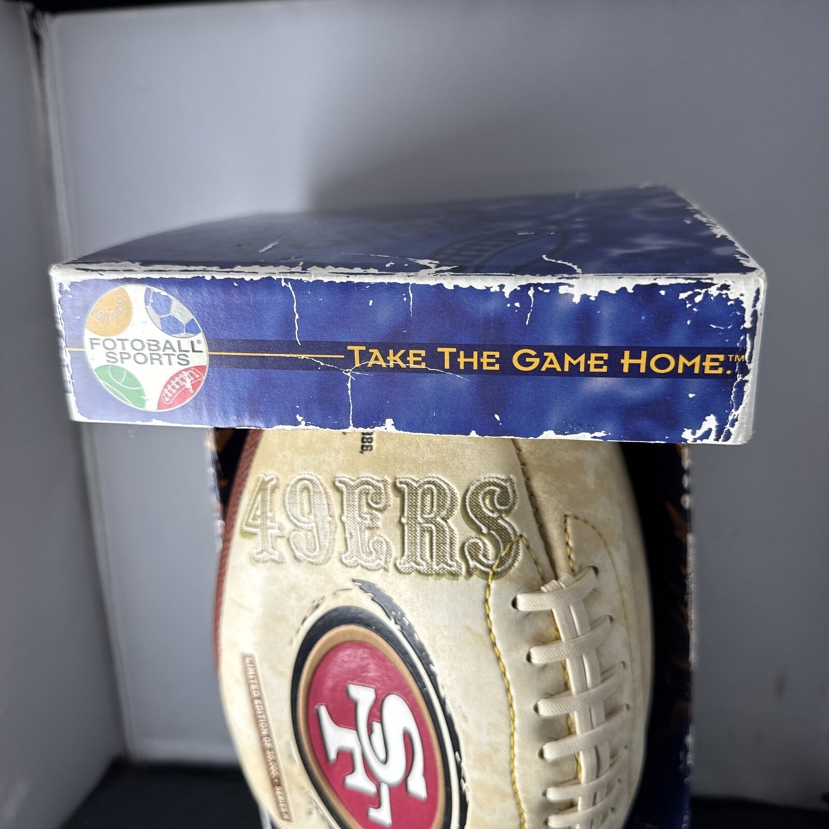 1999 Limited Edition Of 20K NFL 49ers Football Take The Game Home
