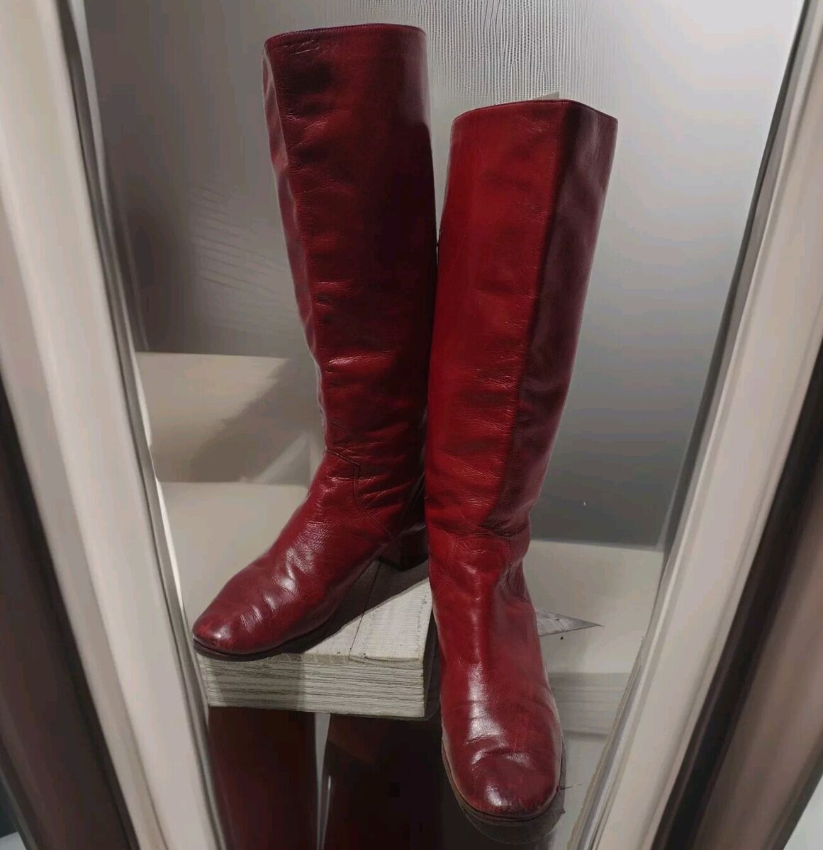 Go Go Red Boot Tops 1960s Costume Accessory Go Go Red Boot Tops 1960s Costume Accessory
