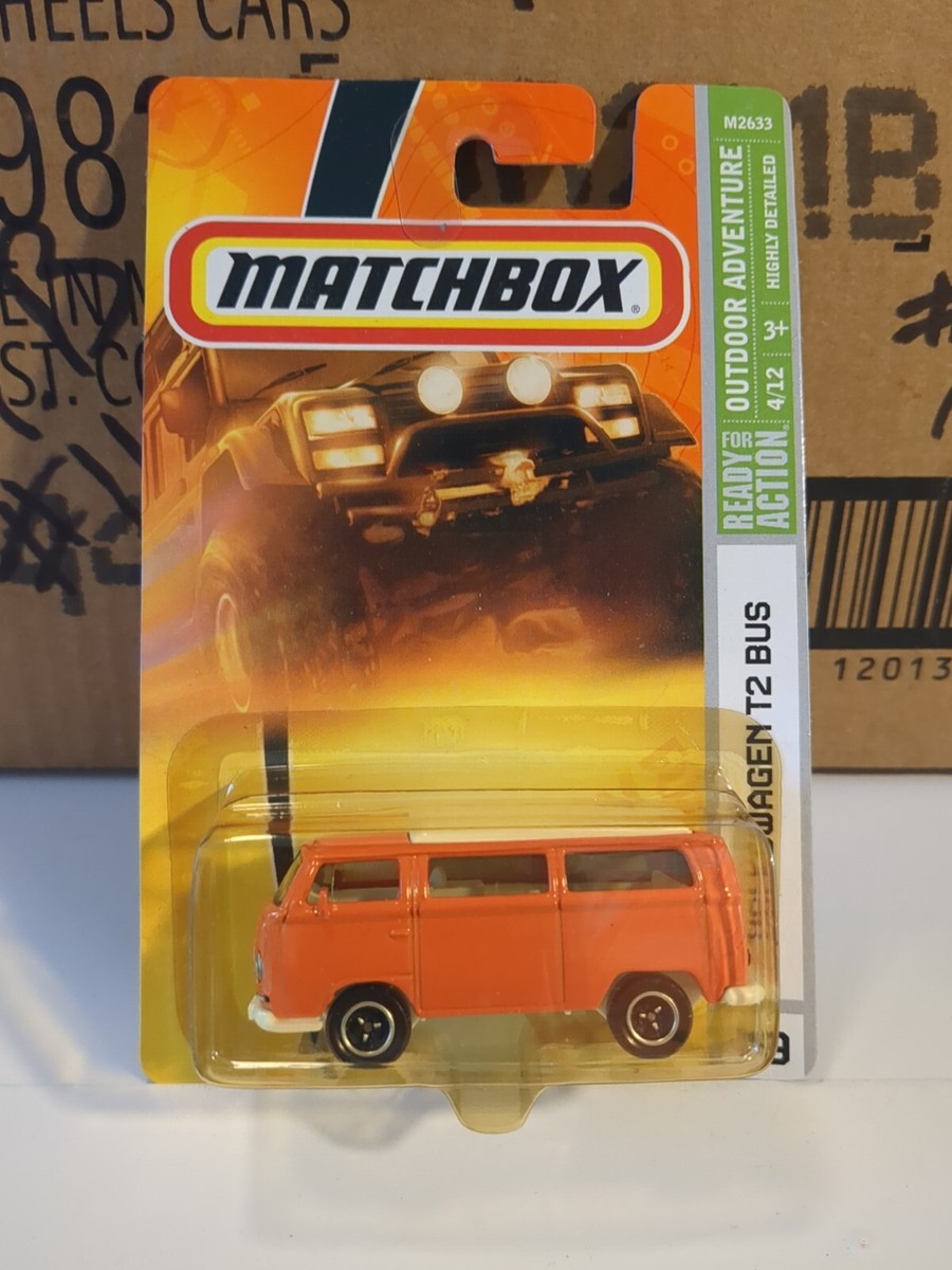 2007 Matchbox MBX Outdoor Adventure VW Volkswagen T2 Bus Van #79 4