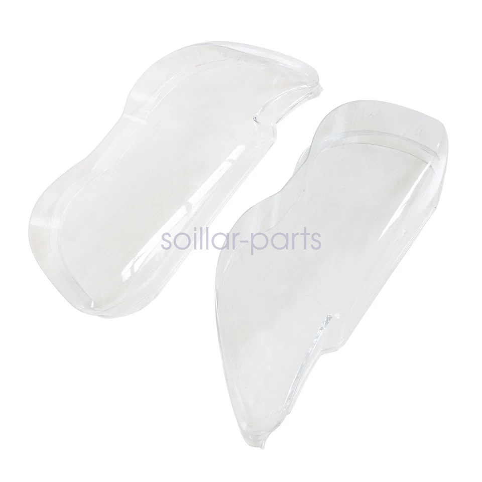 Par de cubiertas de lente de faros para BMW Serie 7 E65 E66 745i 760Li 2002-2005 Foto 3 de 4