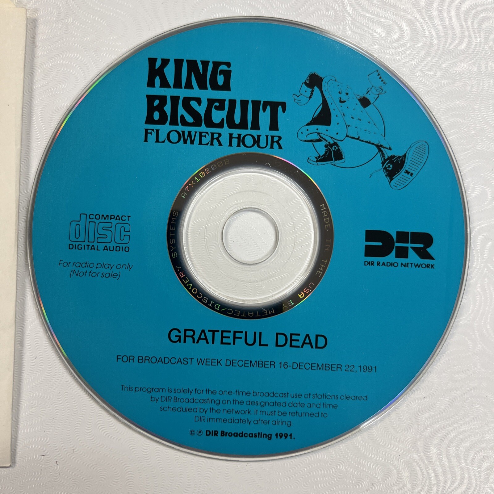 King Biscuit Flower Hour Radio Grateful Dead Dec 1991 DIR Broadcasting