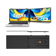 Laptop Screen Extender, Ultra-Thin 14" FHD 1080P Portable Monitor for Laptop,...