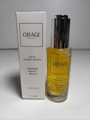 Obagi Daily Hydro Drops Facial Serum with B3 +Hibiscus Oil 30ml / 1oz NIB