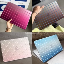 Gradient Dots Colorful Crystal Case For Macbook Neo Air 13 15 Pro 14 16 12 11 in