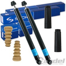 2x SACHS STOßDÄMPFER + PROTECTION KIT HINTEN passend für MAZDA 5 CR19 AB BJ 2005