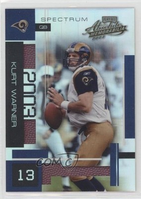 2003 Playoff Absolute Memorabilia Spectrum 2/150 Kurt Warner #92 HOF 7xr