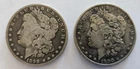 Set of 2 morgan dollars 1899 O and 1900 O