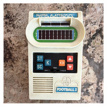 VTG 70s Mattel Electronic Football I Handheld Electronic Game 1977 MPN 2024-0330