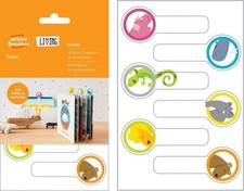 Avery 18x Tabele Etykiety na książki Zakładki Naklejki Zeszyty Książki dla dzieci Szkoła