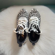 Skechers Women’s Bobs Squad 117029 Black/White Running Shoe Size 6.5