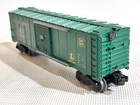 LIONEL POSTWAR 6464-75 VERY CLEAN ROCK ISLAND BOX CAR "ROOT OF THE ROCKETS" LF — photo 7