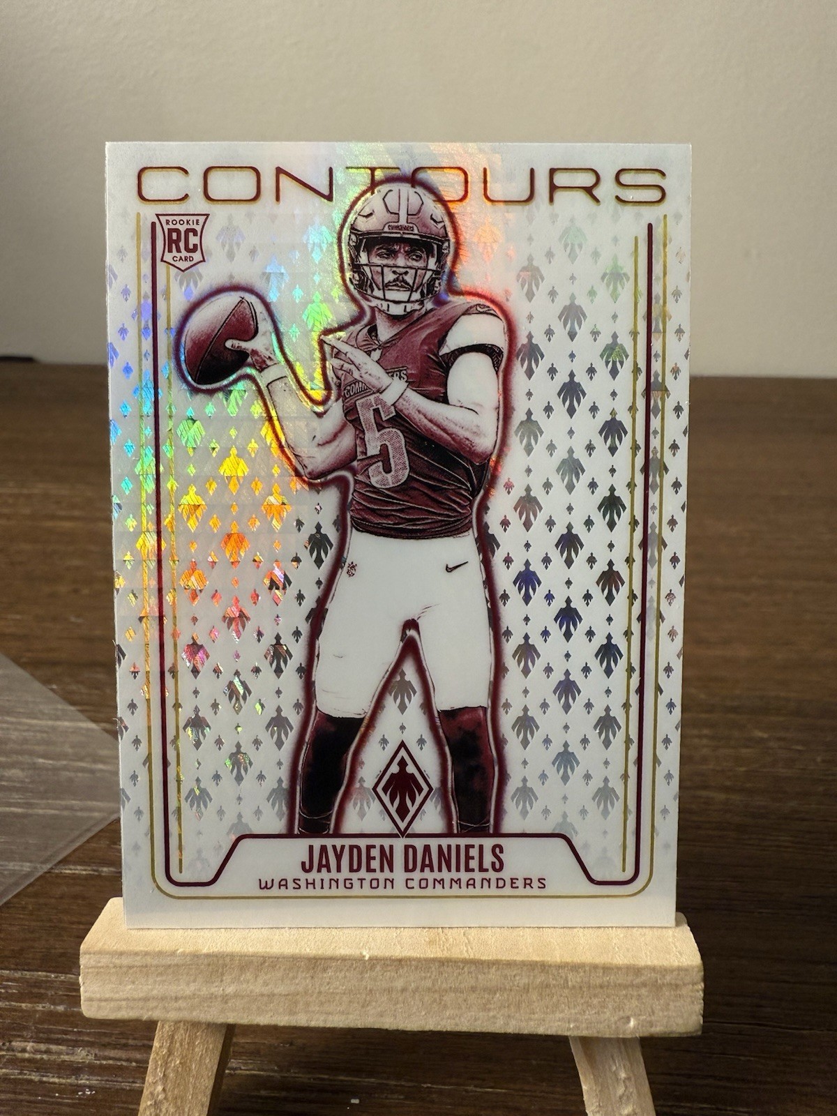 2024 Panini Phoenix - Contours Jayden Daniels #CON-JDS Hyper (RC)