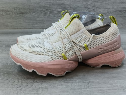 Sorel Kinetic Women's Sneakers White Pink Lace Up Athletic Shoes Size 10 - Picture 3 of 10