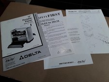 Delta Thickness Planer Owners Manual Model 22-540C Carpenters Woodshop Machinary