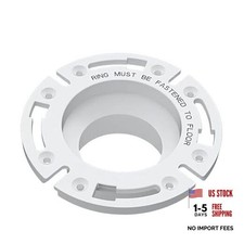 Universal Replacement RV Toilet 3" Floor Flange White