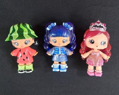 Yummiland Lip Gloss 4'' Doll Lot of 3 Maya Rory Bianca