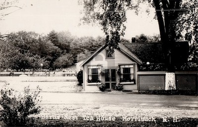 Birds Nest Tea House Merrimack New Hampshire NH RPPC Photo Postcard COPY