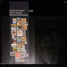 Denmark Danmark D&auml;nemark Year Book gebund. 2002 Briefmarken-Jahrbuch