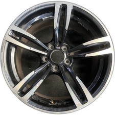 Rear Oem Bmw Machined Black M3 M2 M4 Rim 19 2015-2020 Factory Wheel 86095a Rear Oem Bmw Machined Black M3 M2 M4 Rim 19 2015-2020 Factory Wheel 86095a