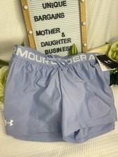 Under Armour Girls HeatGear Play Up Shorts Youth Large YL Lavender Purple NWT