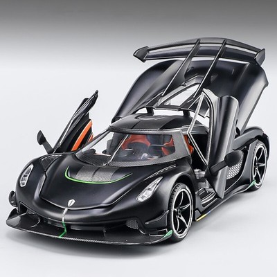 1:24 Scale Koenigsegg Jesko Super Car Diecast Model Toy Car Sound&Light Kids Toy