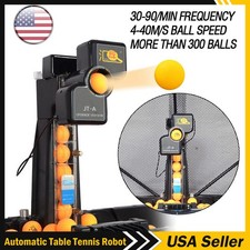 JT-A Automatic Table Tennis Robot Ping Pong Ball Training Machine with Catch Net