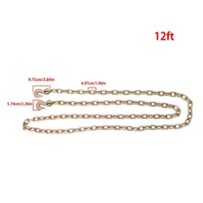 Transport Binder Chain Grade 70 Truck 5/16" × 12' With Grab Hooks 4700 Lbs G70