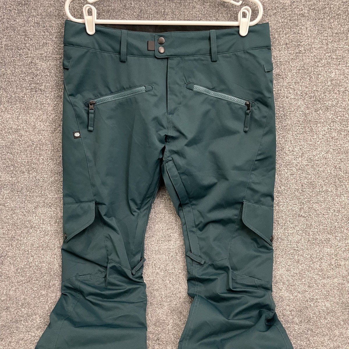 686 Snowboard Pants Womens Sz L Green Infidry 10k Insulated | eBay