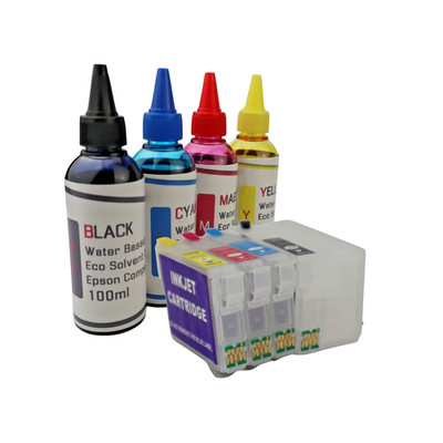 Eco Solvent Water Based Ink T252X L Cartridges for Epson WF-3620 WF-3640 Printer